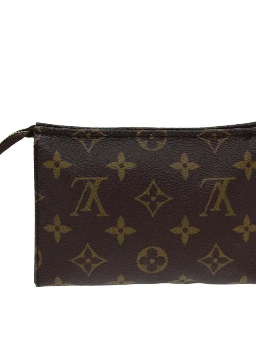 LOUIS VUITTON Monogram Poche Toilette 15 Pouch M47546 LV Auth 75701